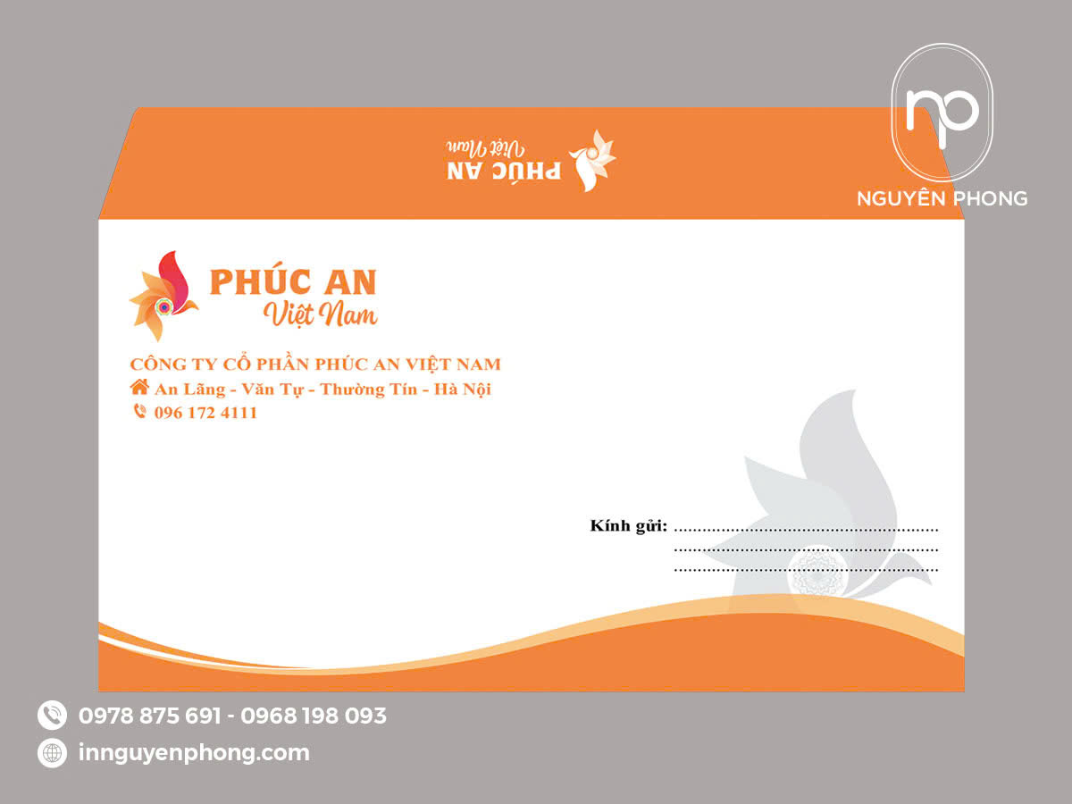Phong bì A5 gọn nhẹ nhưng đầy ý nghĩa
